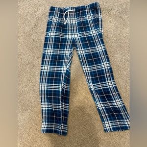 My Sleepwear by My Pillow Men's XL Blue‎ Plaid PJ Bottoms/Lounge